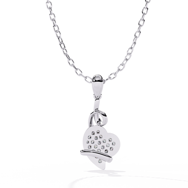 Heart of Elegance Diamond Pendant