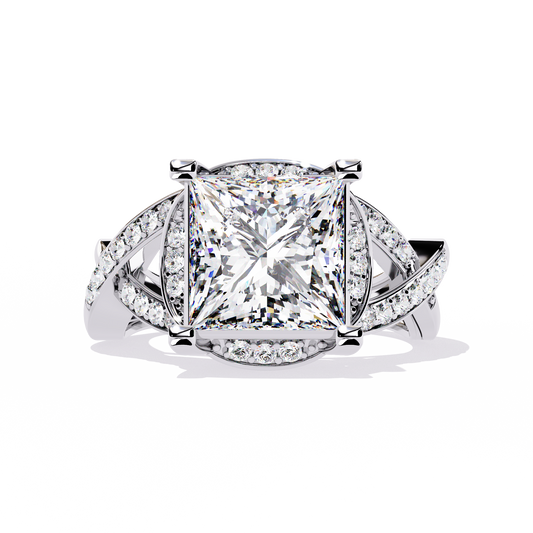 Princess Cut Diamond Engagement Ring