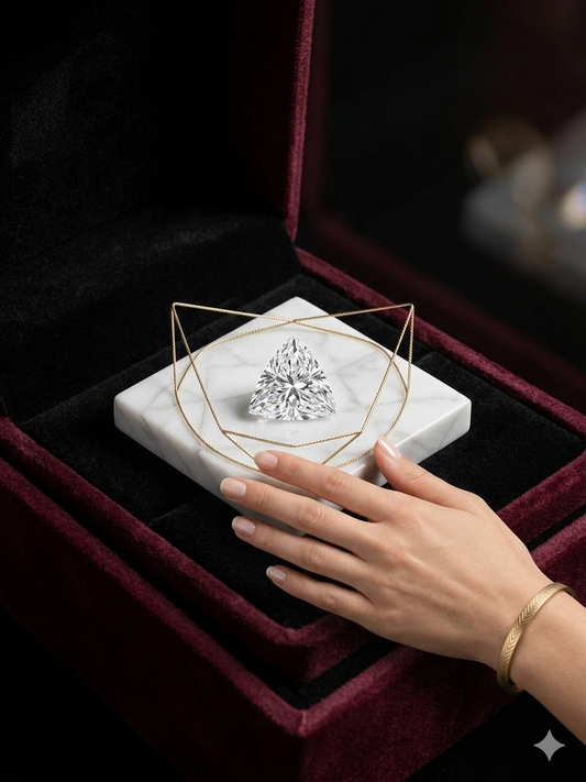 Triangle Cut Natural Diamond