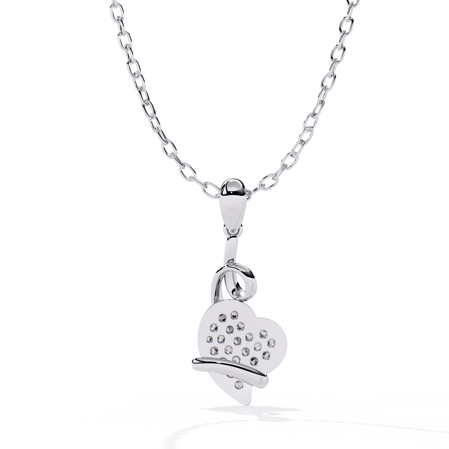 Heart of Elegance Diamond Pendant