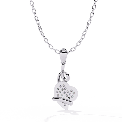 Heart of Elegance Diamond Pendant