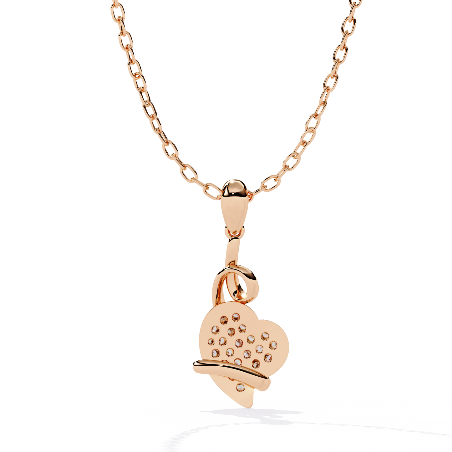 Heart of Elegance Diamond Pendant
