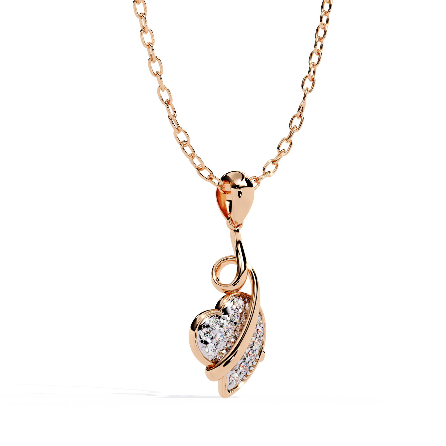 Heart of Elegance Diamond Pendant