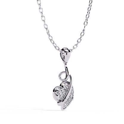Heart of Elegance Diamond Pendant