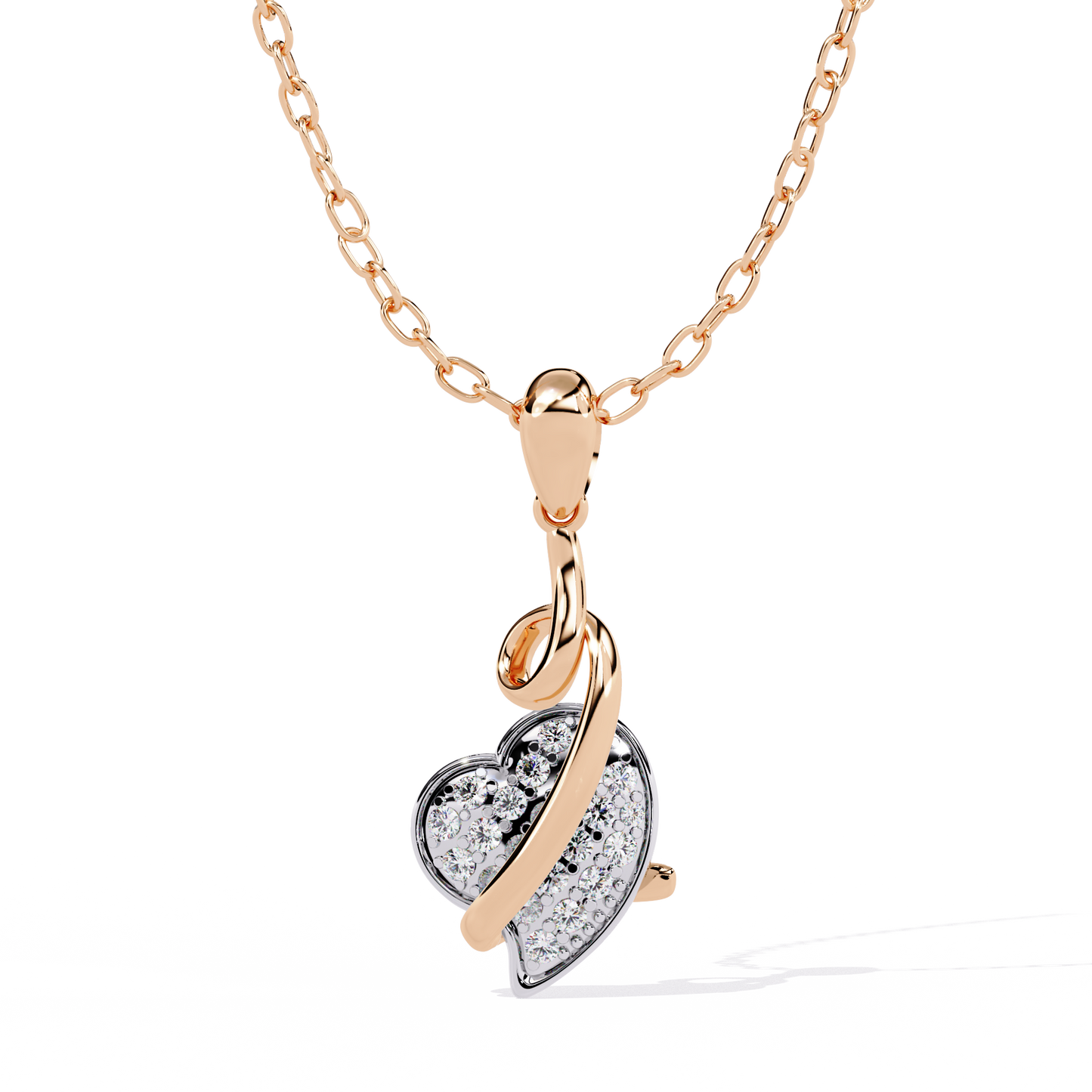 Heart of Elegance Diamond Pendant