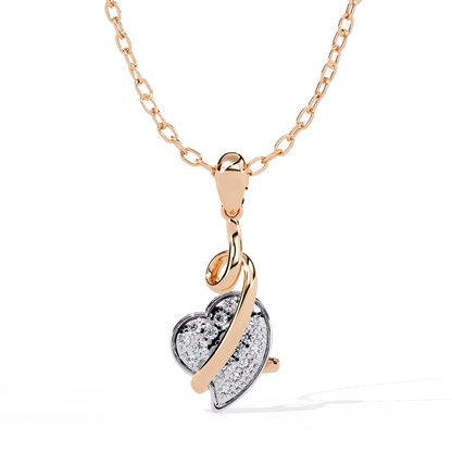 Heart of Elegance Diamond Pendant