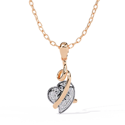 Heart of Elegance Diamond Pendant