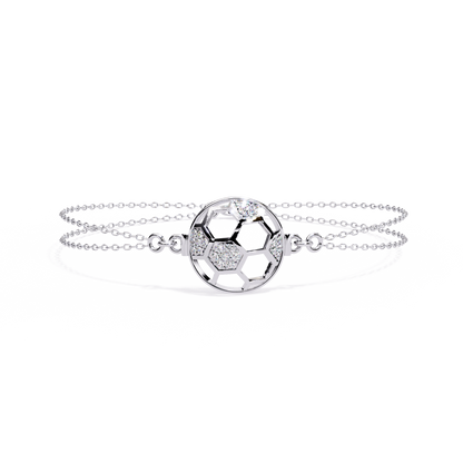 Diamond Honeycomb Sphere Bracelet