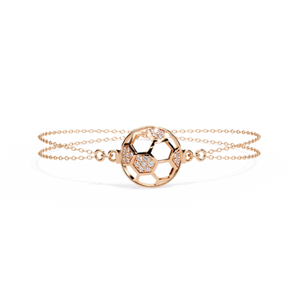 Diamond Honeycomb Sphere Bracelet