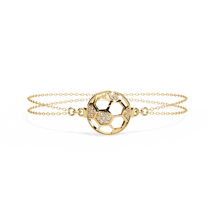 Diamond Honeycomb Sphere Bracelet