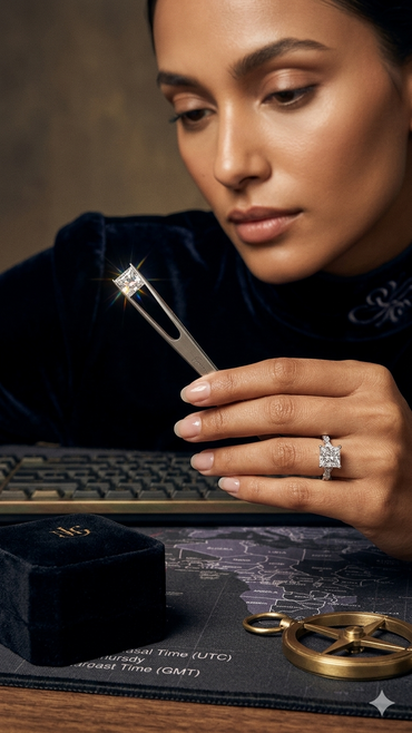 Gemini said Exquisite Princess-Cut Diamond