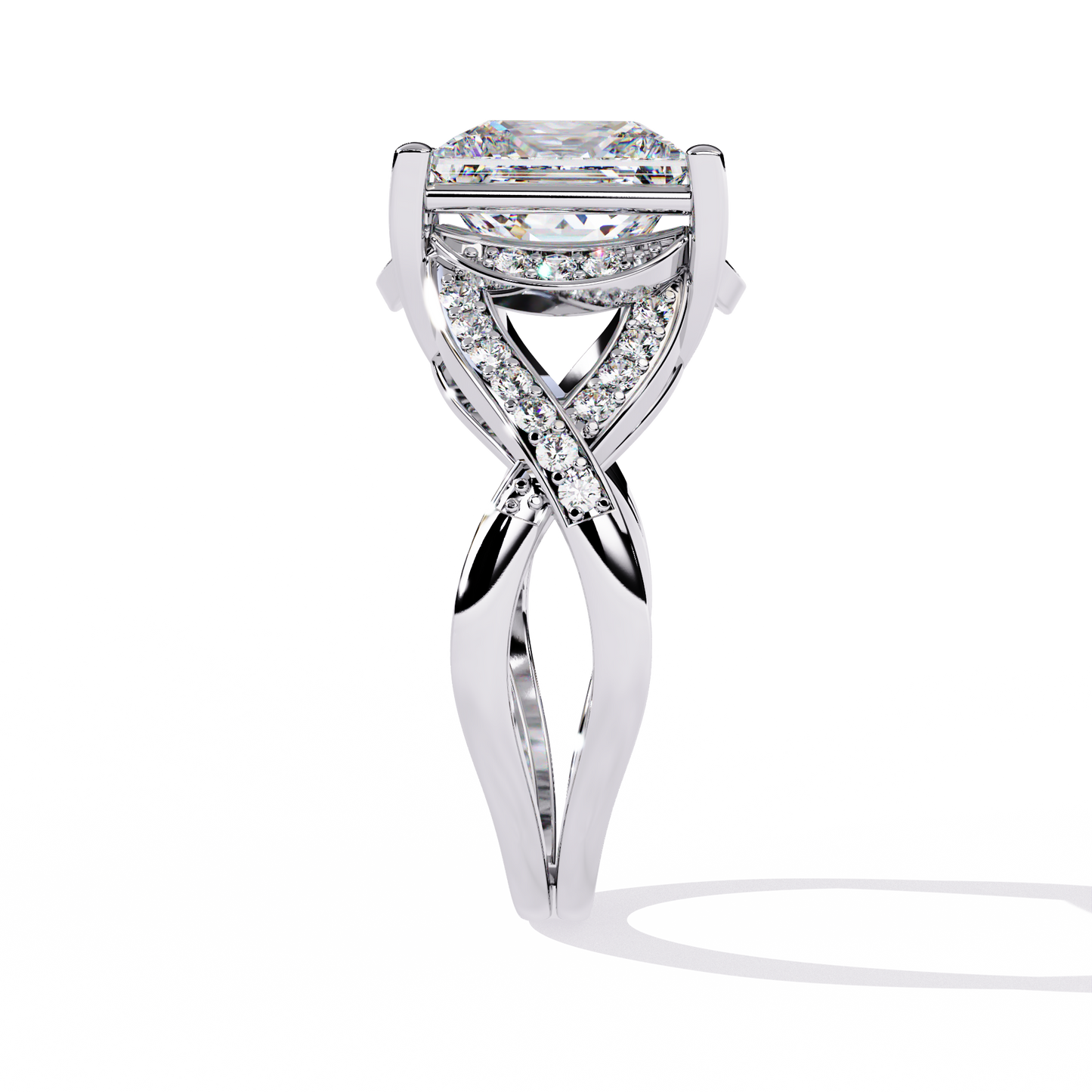 Princess Cut Diamond Engagement Ring