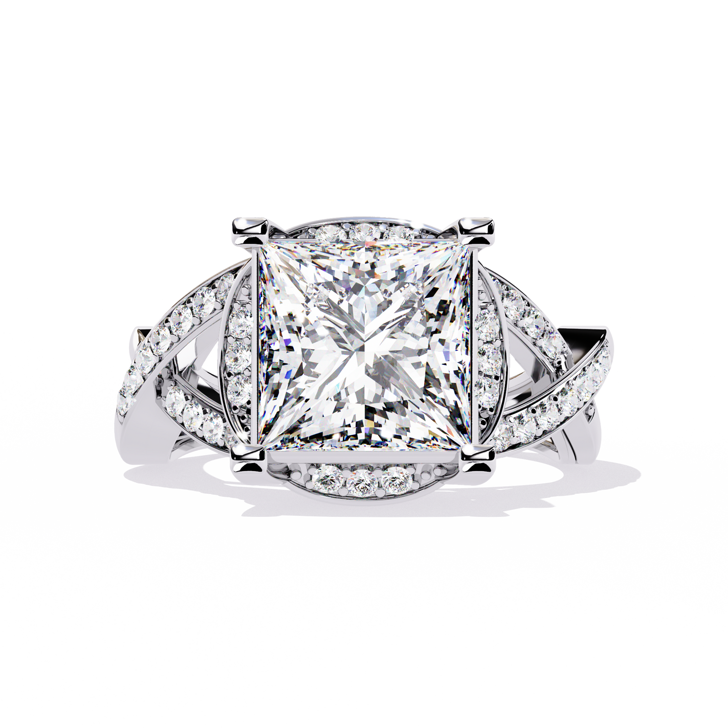 Princess Cut Diamond Engagement Ring
