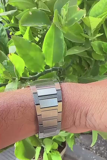 Yellow diamond watch